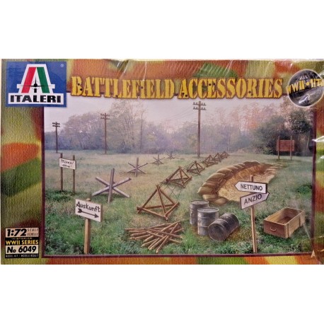 Battlefield Accessories WII Plastic Model Kit 1/72 Italeri cod.6049