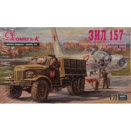 ZIL 157 Military Truck URSS - plastic kit 1/72 Omega-K