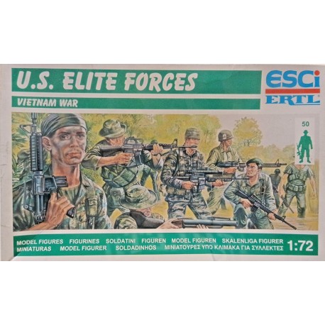 US Elite Forces Vietnam War Figures 50 Soldiers  1/72 N°P228 Esci Ertl