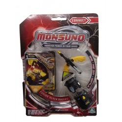 Monsuno Fusion Black Bullet  Figure + Card Connect New/Unopened Giochi Preziosi