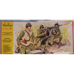 French Combat Group WW2 - 1/35 Heller Plastic kit Military Figures Soldatini 143