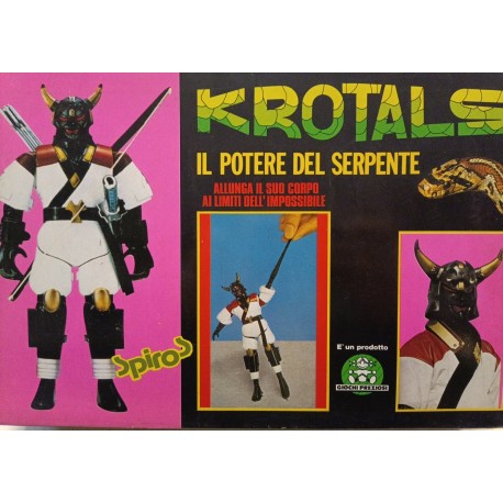 Krotals  SPIROS Il Potere del serpente Giochi Preziosi Vintage Nuovo