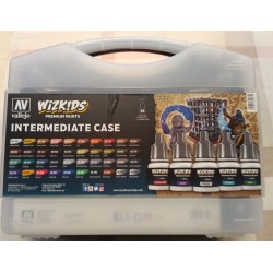 Vallejo Game Color Set INTERMEDIATE CASE WIZKIDS 40 colori 8 ml. Vallejo