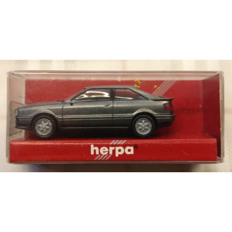 AUDI COUPE' - DARK METAL - plastic model - 1/87 H0 - Herpa art.031080