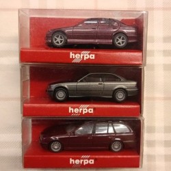 BMW - lotto 3 mod. - 528i Touring - AC Sch. - 325i Coupe - 1/87 H0 - Herpa