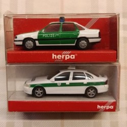 OPEL DEUSTCHE POLIZEI - lotto DUE modelli - Vectra - 1/87 H0 - Herpa