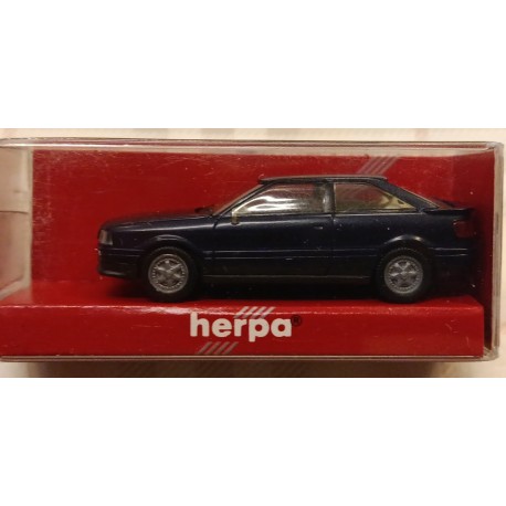 AUDI COUPE' - BLACK - plastic model - 1/87 H0 - Herpa art.031080