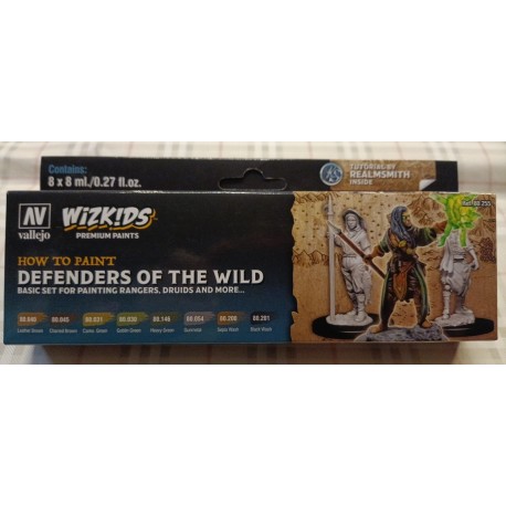 Vallejo Game Color Set Defenders of the Wild 8 x colori 8 ml. Vallejo
