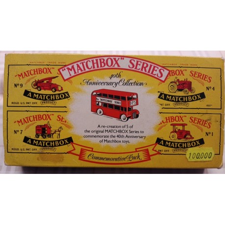 MATCHBOX COMMEMORATIVE PACK 40TH ANNIVERSARY COLLECTION 5 MODELS