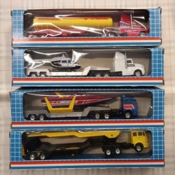 EDOCAR bundle 4 different Truck - die cast metal w. box- scala 1/87 ca