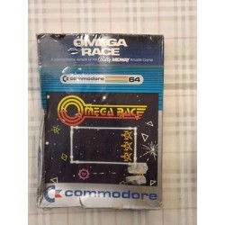 Commodore 64 Omega Race Video Game 1983 Midway Arcade Game