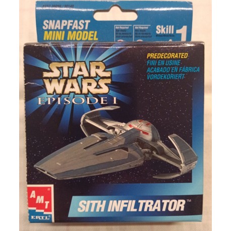 Star Wars Episodio 1 Mini Plastic Model Kit AMT ERTL Sith Infiltrator