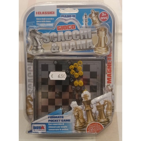 Scacchi magnetici mini - marca RSTA Scacchiera completa da viaggio Chess