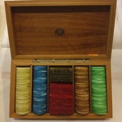 Scatola in Legno Pregiato ST. Tropez Fisches Perlate Dal Negro Vintage