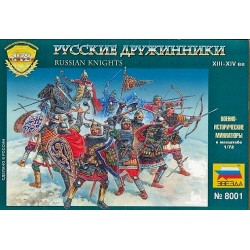 RUSSIAN KNIGHTS, XIII-XIV cent. - Soldatini 1:72 Art 8001 Zvezda