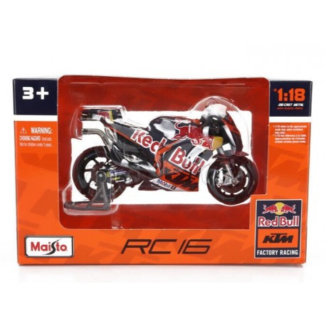 KTM RC16 Team Red Bull Jack Miller N.43 Team Moto GP Die Cast Model 1/18 Maisto