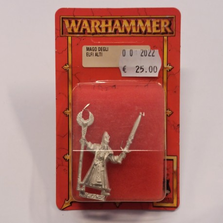 Warhammer Fantasy High Elves Mage Metal Miniature 28 mm Citadel GW Game Workshop