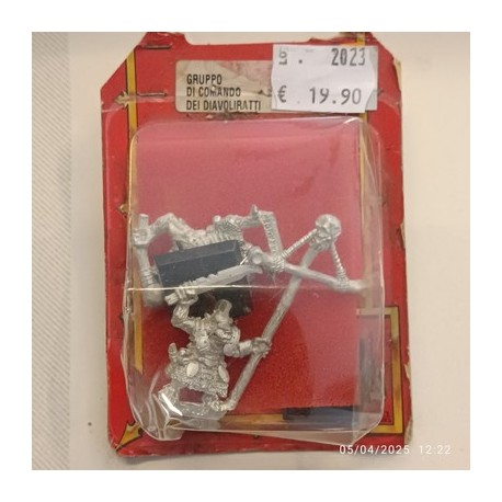 Warhammer FANTASY BATTLES GRUPPO COMANDO DIAVOLIRATTI - GAMES WORKSHOP GW