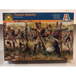 French Infantry Napoleonic Wars Figures 48 pcs. 1/72 N°6066 Italeri