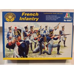 French Infantry Napoleonic Wars Figures 50 pcs. 1/72 N°6002 Italeri soldatini