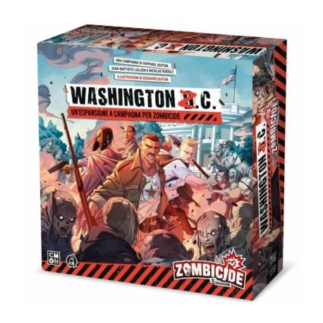 Zombicide 2a edizione Washington Z.C. Espansione in Italiano CMON Asmodee 