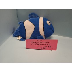 Pesciolino Blu in peluche IGT 32 cm  Nuovo Vintage
