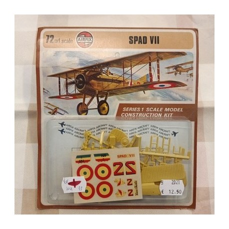 Spad VII Aereo WWI series 1 ed80 - Scala 1/72 Plastic Model Kit Airfix