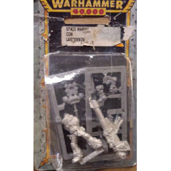 Warhammer 40K Space Marine Lascannon HW  metallo raro nuovo