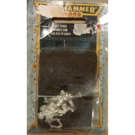 Warhammer 40k Space Marine Scout with Heavy Bolter - new sealed