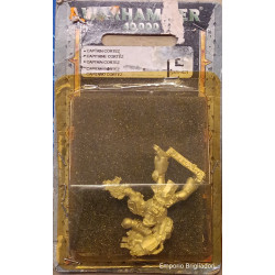 Warhammer 40K Space Marine Captain Cortez (B) metallo raro nuovo