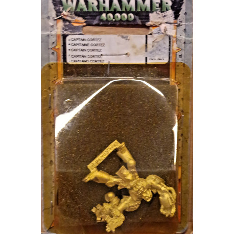 Warhammer 40K Space Marine Captain Cortez metallo raro nuovo
