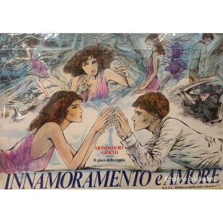 Innamoramento e Amore Gioco da Tavolo in Italiano Mondadori Giochi VINTAGE '80