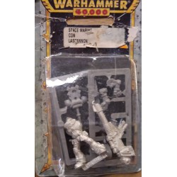 Warhammer 40K Space Marine Lascannon HW  metallo raro nuovo