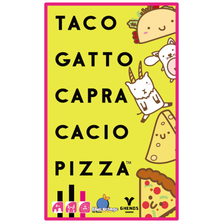 Taco Cacio Gatto Pizza - Gioco da tavolo italiano Ghenos