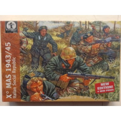 ITALIAN X° MAS RSI 1943/45 Figures 41 pz. 1/72  AP010  PW1815 soldatini