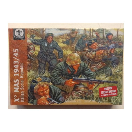 ITALIAN X° MAS RSI 1943/45 Figures 41 pz. 1/72  AP010  PW1815 soldatini