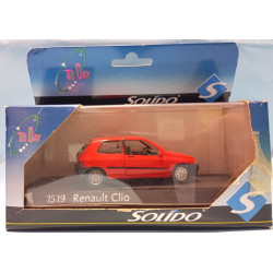 Renault Clio 2p. rossa - modellino in scala 1/43 Solido Vintage