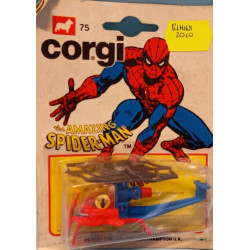 The Amazing Spder-Man Helicopter Die Cast Model  1/64 Marvel '70