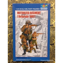 German Motorized Regiment 1941 WWII - Plastic Model Kit 1:35 Trumpeter 00403