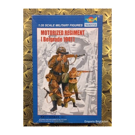 German Motorized Regiment 1941 WWII - Plastic Model Kit 1:35 Trumpeter 00403