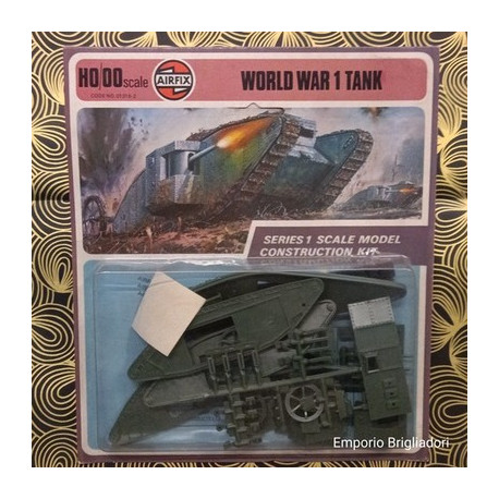 Tank Mk1 Dragonfly UK 1916 WWI - Scala 1/72 Plastic Model Kit Airfix