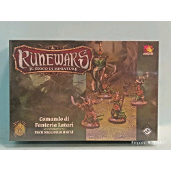 RUNEWARS: Comando di Fanteria Elfi Latari - Miniature  Esp. ita