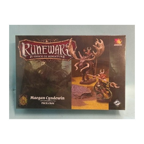 RUNEWARS: Megan Cyndewin Pack Eroe Elfo - Miniature  Esp. ita