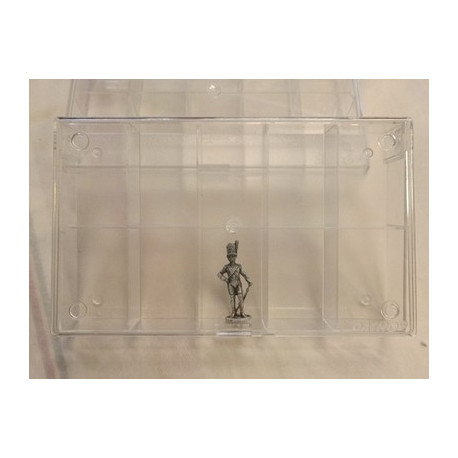 Contenitore DATHO trasparente in plastica 10 posti adatto a sorpresine KINDER