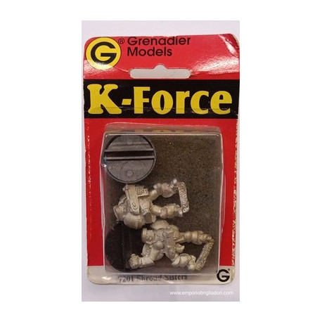 K-Force 7201 Space Shroud Sisters Metal Miniature 28 mm Grenadier Models