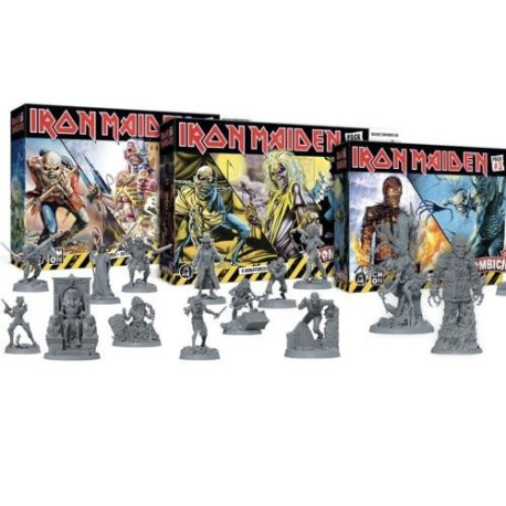 ZOMBICIDE IRON MAIDEN - PACK -1 + -2 + -3 Espansioni  in Italiano CMON Asmodee