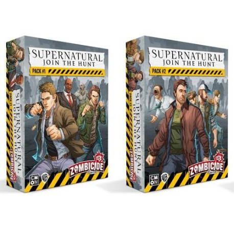 Zombicide SUPERNATURAL - PACK -1 +-2 espansioni  in Italiano CMON Asmodee