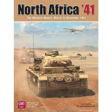 North Africa '41  + MOUNTED MAPS  BUNDLE - GMT -  ENGLISH Wargame