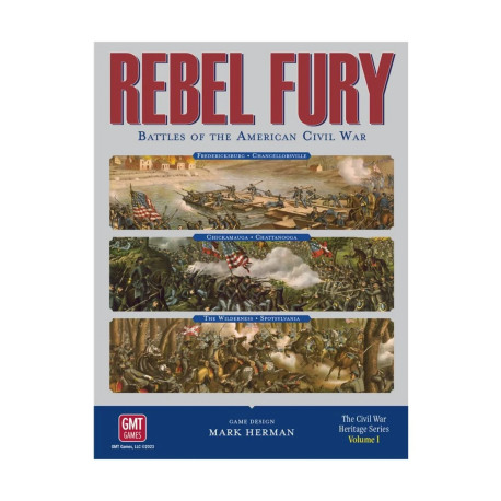 Rebel Fury Battles of American Civil War War Game in Inglese GMT GAMES NUOVO
