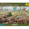 World War II Blitzkrieg 1940 Historical War Game (Starter Set) Zvezda 6192